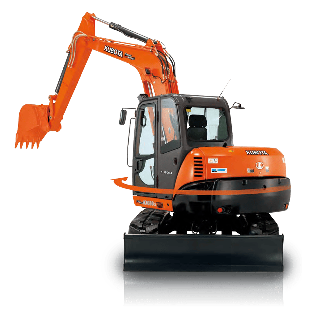Excavator for mini construction projects and equipment rental in Australia.