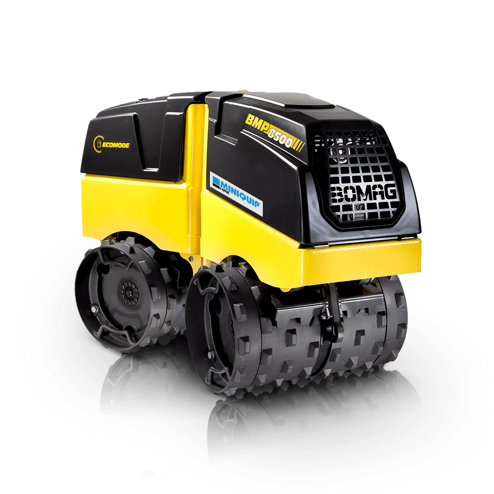 Miniquip BMP8500 roller available for hire in Australia for construction projects
