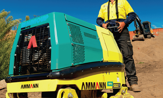 Heavy-duty rollers and compactors hire services for construction and earthworks