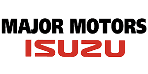 Major Motors Isuzu logo displayed on Miniquip website as equipment partner
