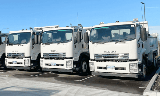Miniquip tipper trucks hire for construction, earthmoving and site clearing