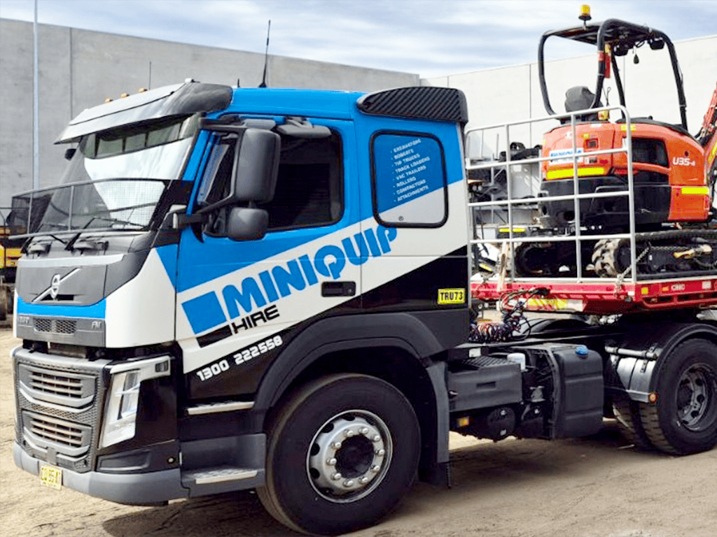Heavy machinery hire services from Miniquip for construction projects in Australia
