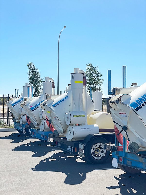 Miniquip portable equipment for construction and industrial projects.