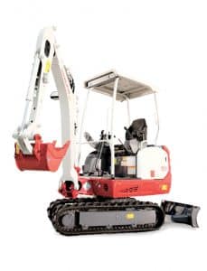 Mini excavator for hire, compact construction machinery rental, Miniquip Hire Australia.