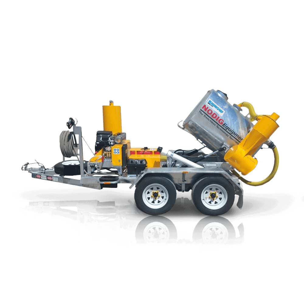 Portable concrete pumping machine for construction projects, available for hire from Miniquip Hire in Australia. Reliable equipment for efficient concrete delivery on site.